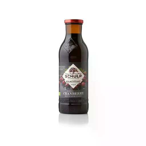 SCHULP CRANBERRYSAP PUUR BIO - 6X 75 CL